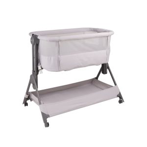 Łóżeczko dostawne 2w1 nubu grey